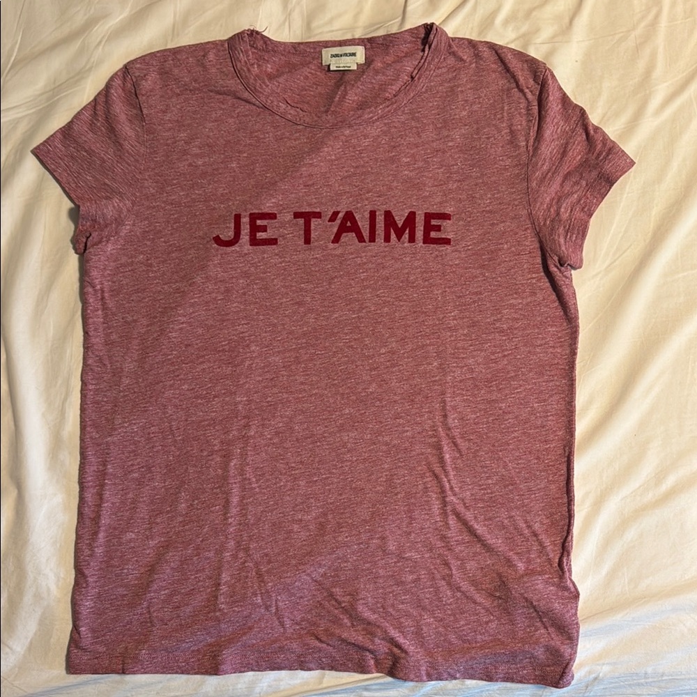 Zadig & Voltaire Pink Short Sleeve Tee